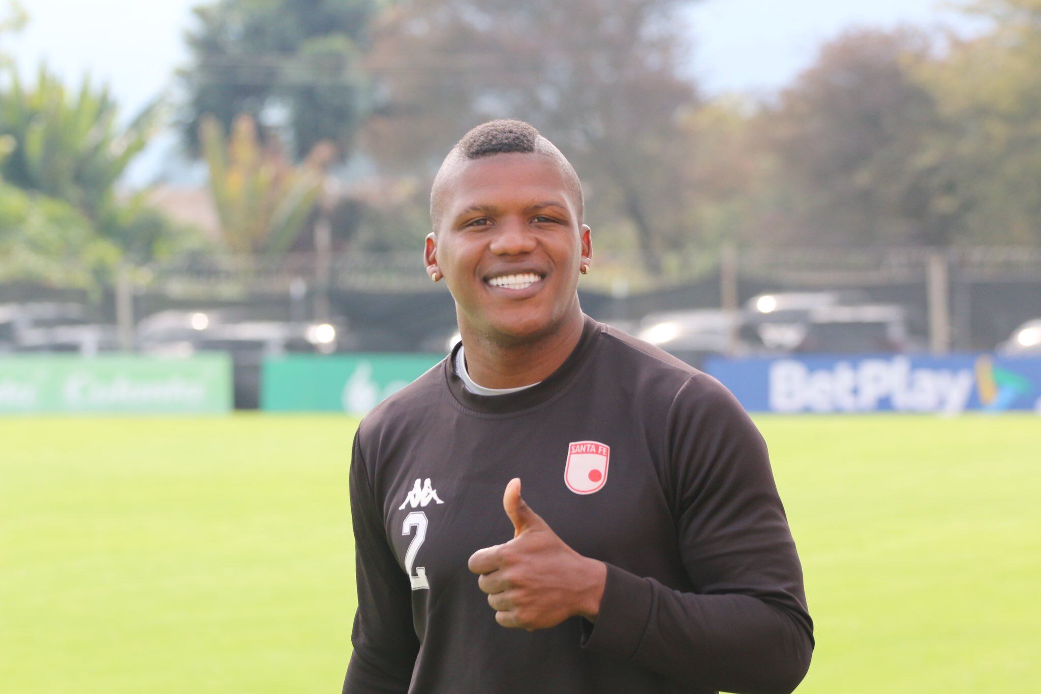 Marlon Torres, defensa de Independiente Santa Fe / Twitter: @Santafe.