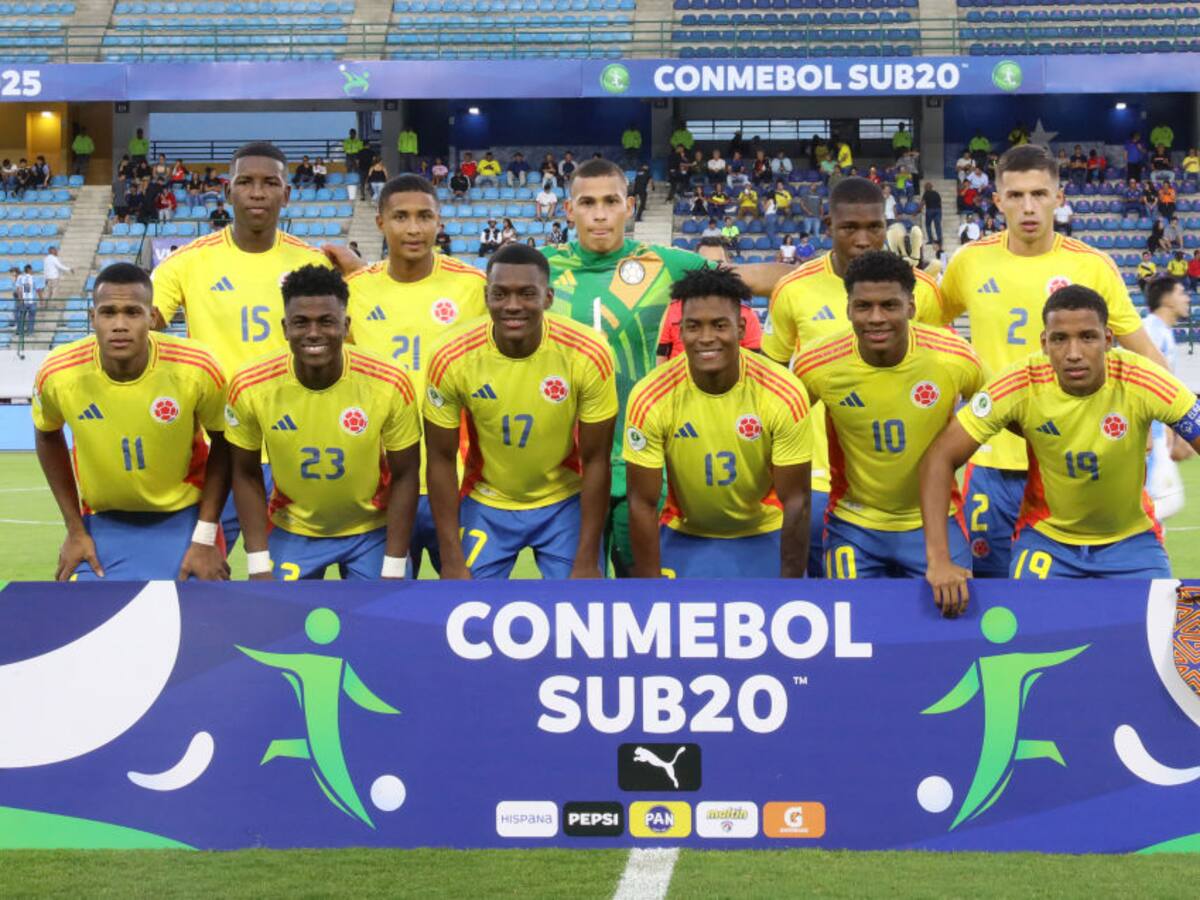 Colombia en el Sudamericano Sub-20: estas son las cuentas para clasificar al Mundial