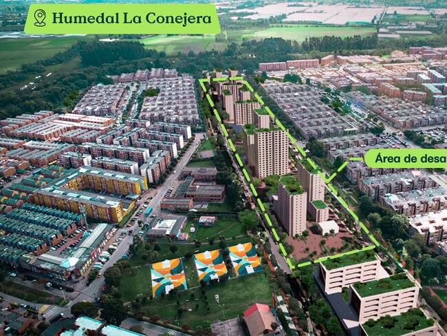 Imagen referencial de la Ciudadela Educativa y del Cuidado en la localidad de Suba. Cortesía: Empresa de Renovación y Desarrollo Urbano de Bogotá.