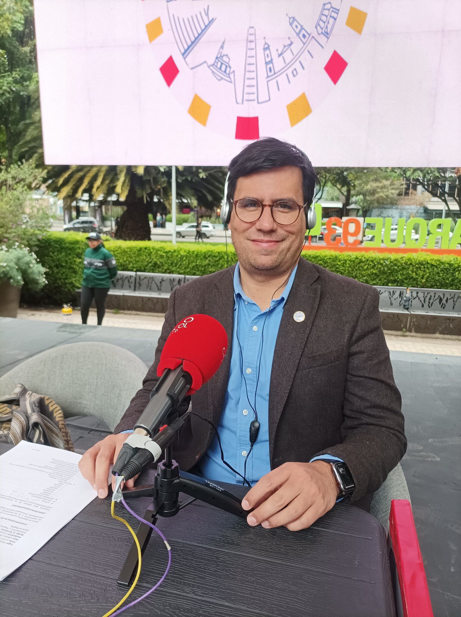 Alfredo Bateman, secretario de Desarrollo Económico de Bogotá. Foto: X @vanedelatorre