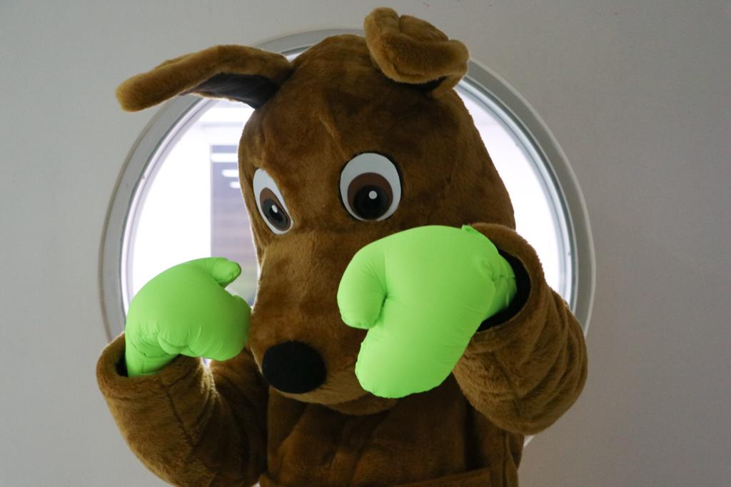 Happy Lara, mascota oficial de la cmpaña de Rodrígo Lara. / Foto: Caracol Radio