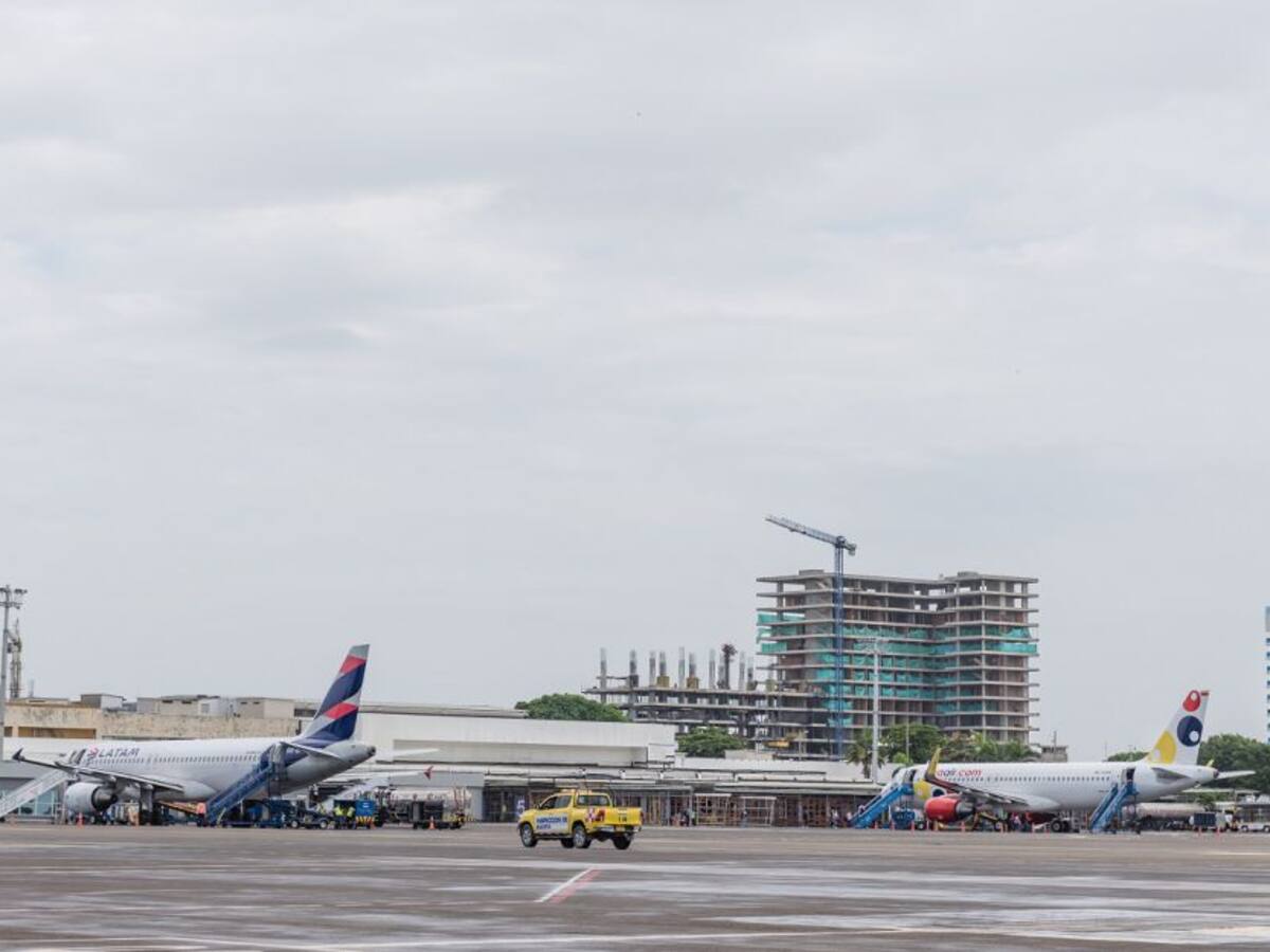 Aeropuerto de Cartagena movilizó más de 4,5 millones de pasajeros en 2021