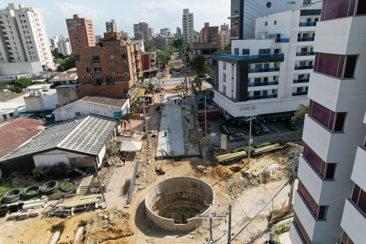 Canalización del arroyo. Foto: Alcaldía de Barranquilla.