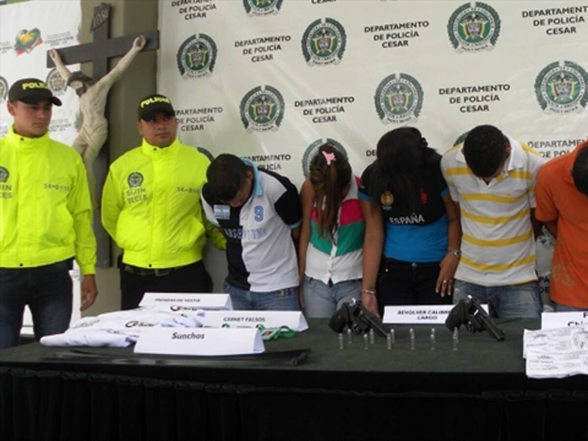 Desmantelan banda 'Los Chikungunya’ en San Diego, Cesar