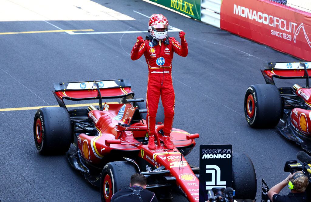 Charles Leclerc, ganador del Gran Premio de Mónaco 2024 / Getty Images