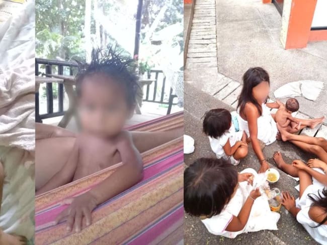 Cuatro niños indígenas murieron por brote (foto referencial)
