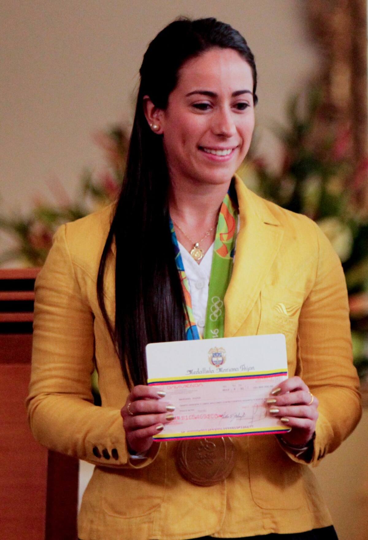 Mariana Pajón, medalla de oro en el BMX.