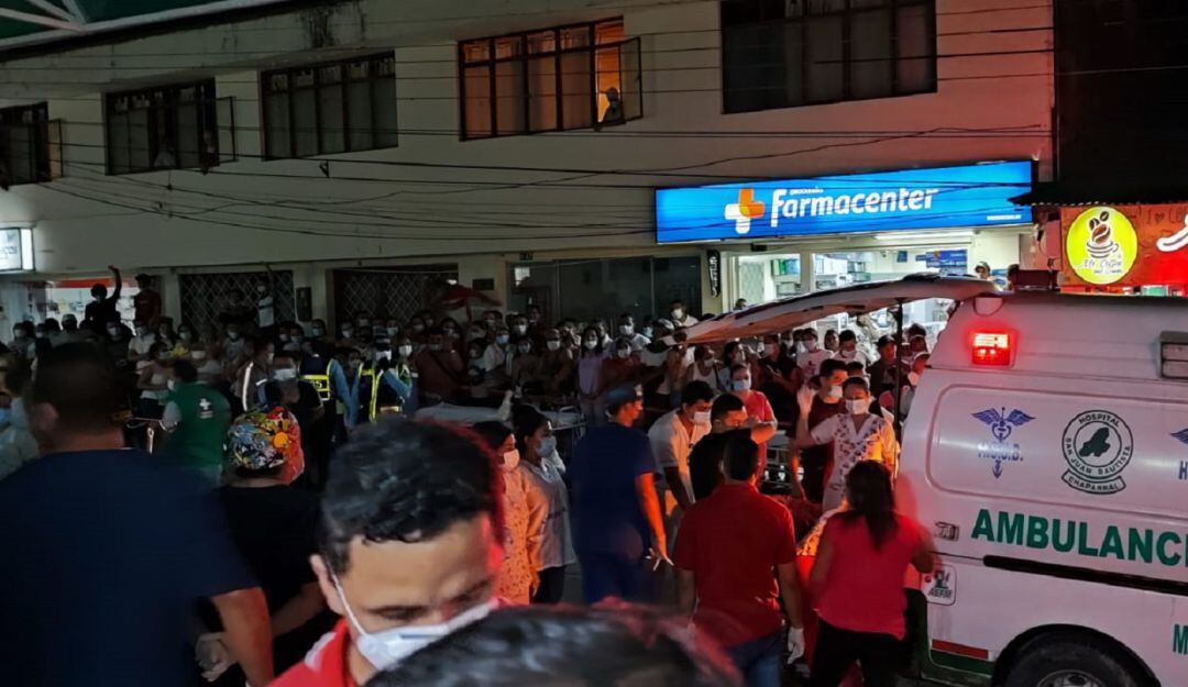 Accidente de tránsito vía Chaparral - San José de las Hermosas