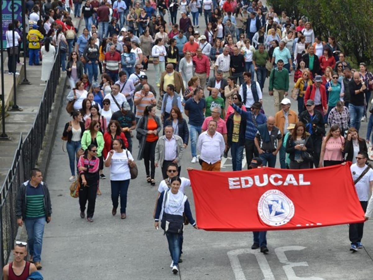 Docentes en Caldas indican que su situación con el magisterio de educación es un desastre