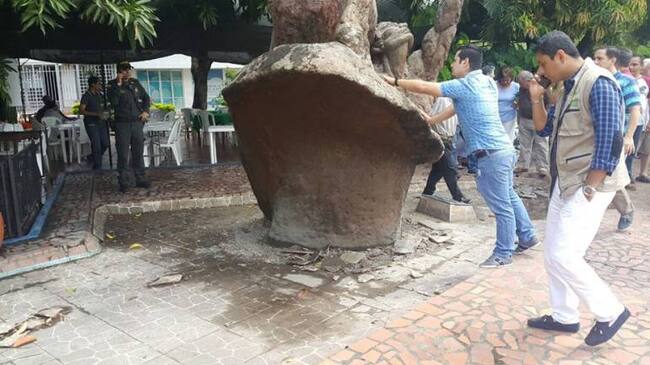 'El obrero' o 'El constructor' es uno de los monumentos más antiguos de Neiva.