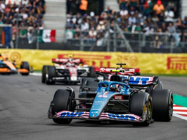 31 Esteban Ocon, BTW Alpine F1 Team, A522, action during the F1 Grand Prix of Mexico at Circuito Hermanos Rodriguez from October 27th to 30rd, 2022 in Ciudad de Mexico, Mexico. (Photo by Gongora/NurPhoto via Getty Images)