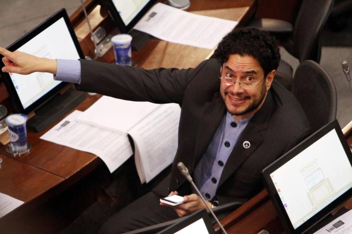 El senador del Polo Democrático Iván Cepeda fue el citante del debate en el Congreso donde pretende demostrar los nexos de Álvaro Uribe con ilegales.