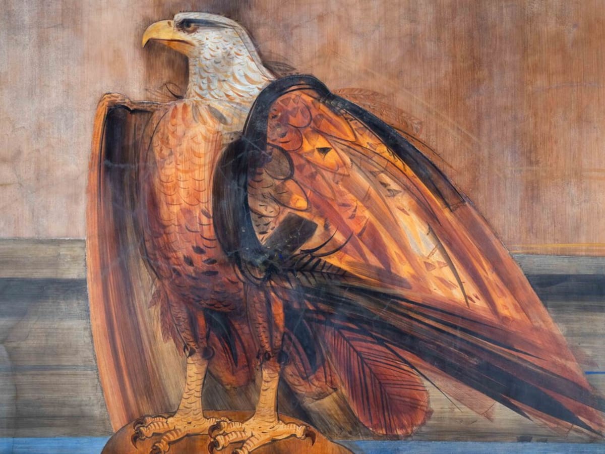 Develan mural “Águila” de Alejandro Obregón en la Universidad del Norte
