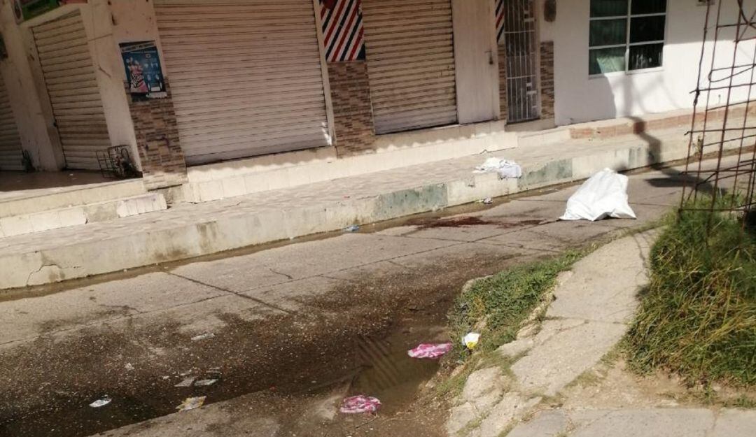 Calle de Villas de La Candelaria donde ocurrió el homicidio