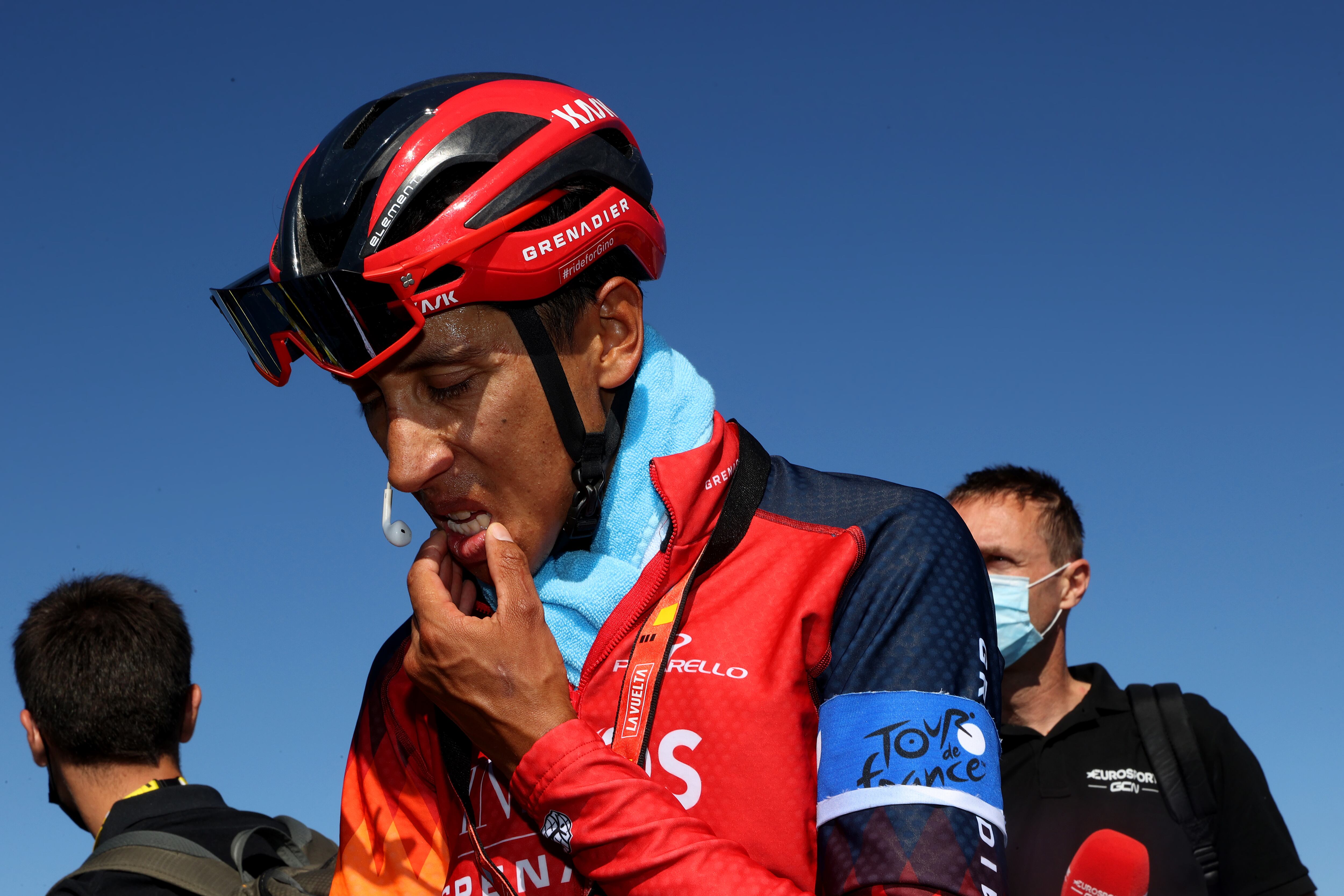 Egan Bernal de Colombia y del Team INEOS Grenadiers. (Photo by Michael Steele/Getty Images)