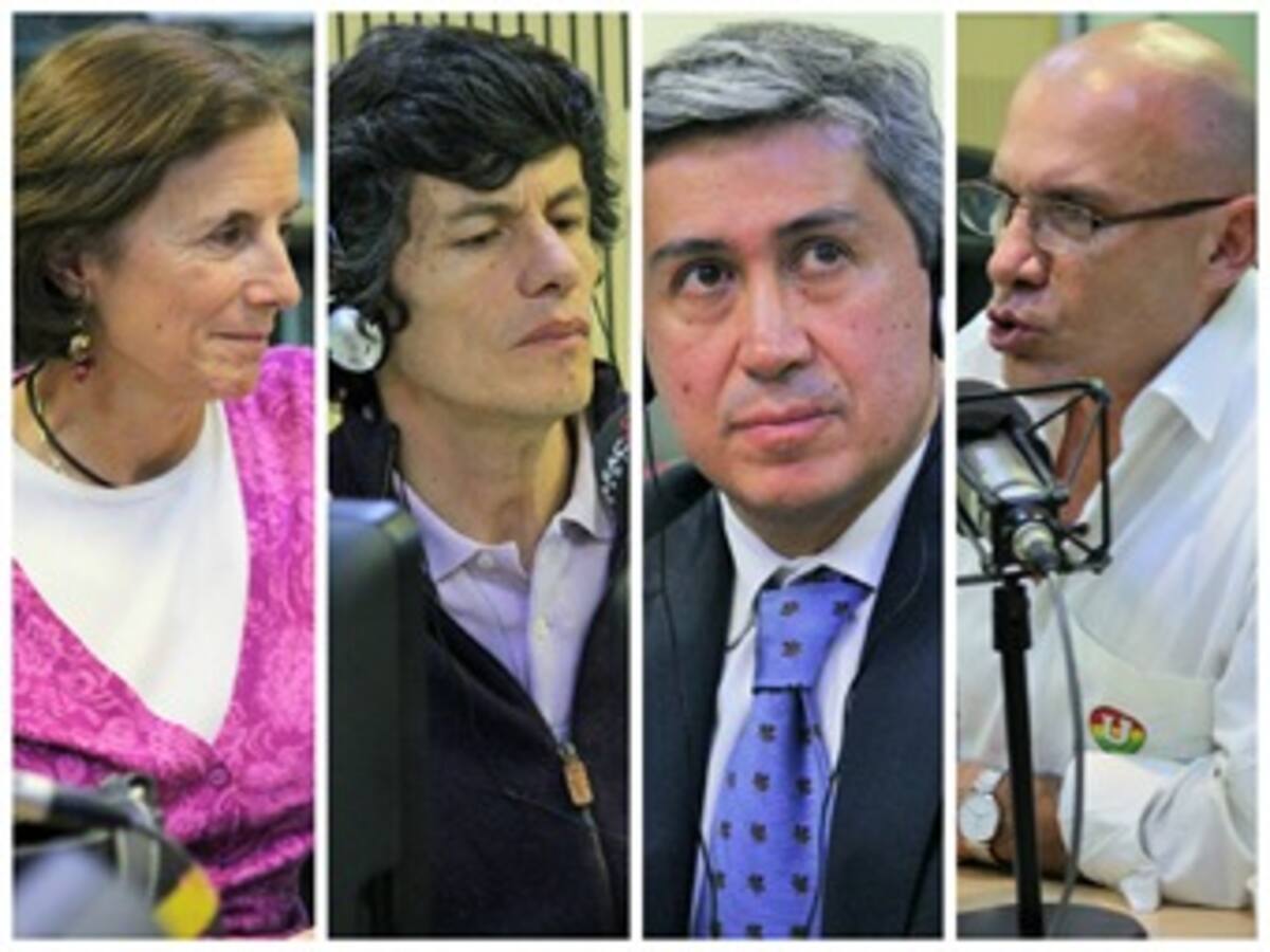 Panelistas del 27 de abril en Hora 20