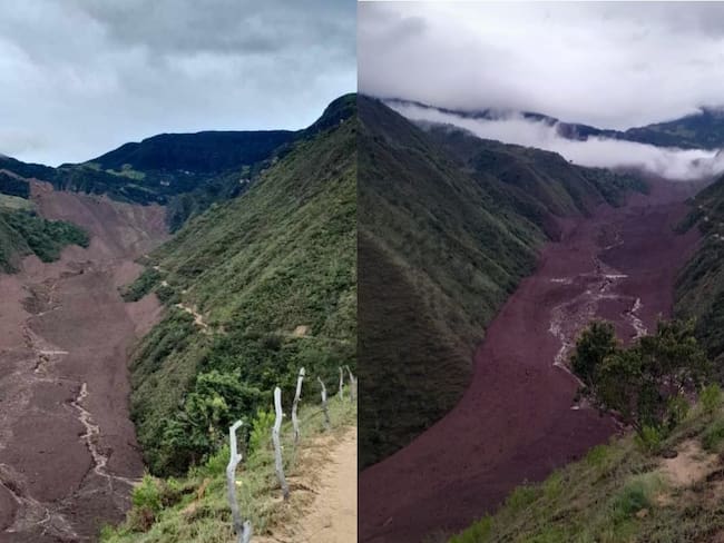 Alertan por avalancha en el municipio de Villa Caro en Norte de Santander