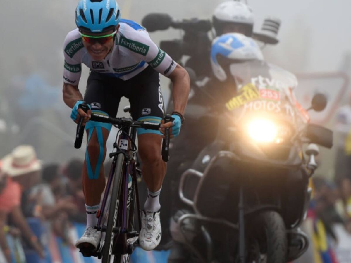 ¡'Supermán' voló en la montaña y es podio de la Vuelta!