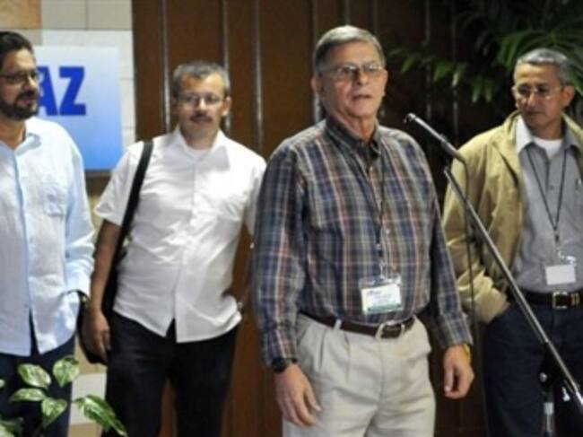 Negociadores de las Farc. Foto: EFE.