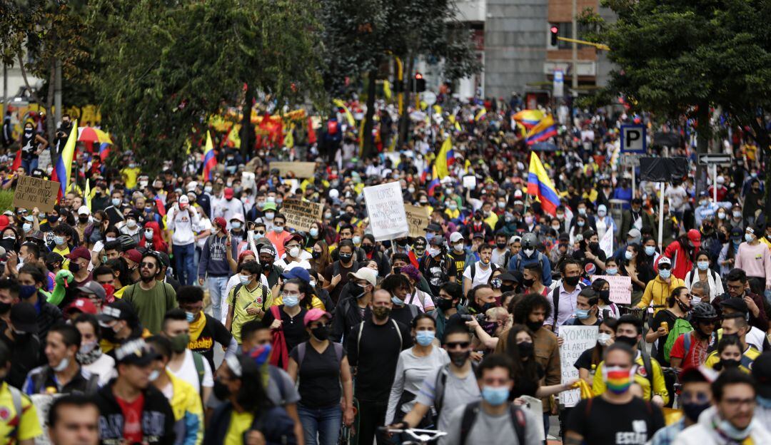 Se cumple un mes de manifestaciones en Colombia