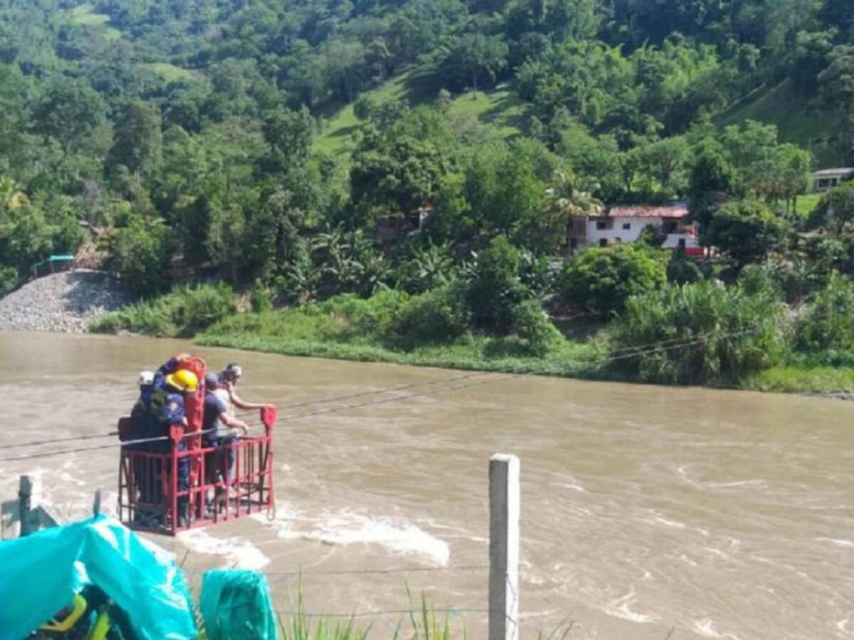 Resultaron heridas después de que cayeran de una garrucha en Caldas