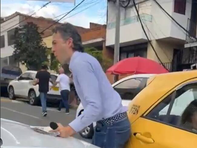 Daniel Quintero atropellado / Video comunicaciones Daniel Quintero