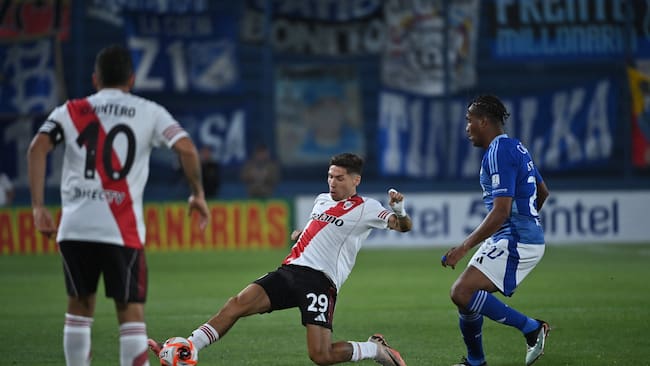 Duelo amistoso entre River Plate y Millonarios