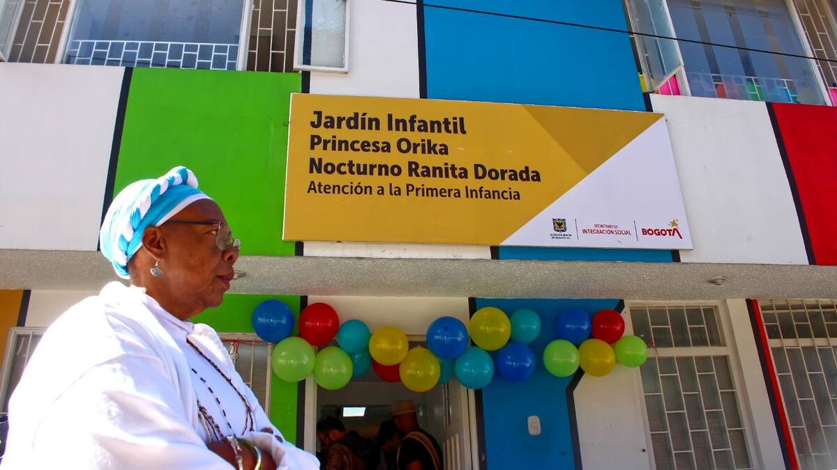 En Bogotá se inauguró un nuevo jardín para niños afrodescendientes