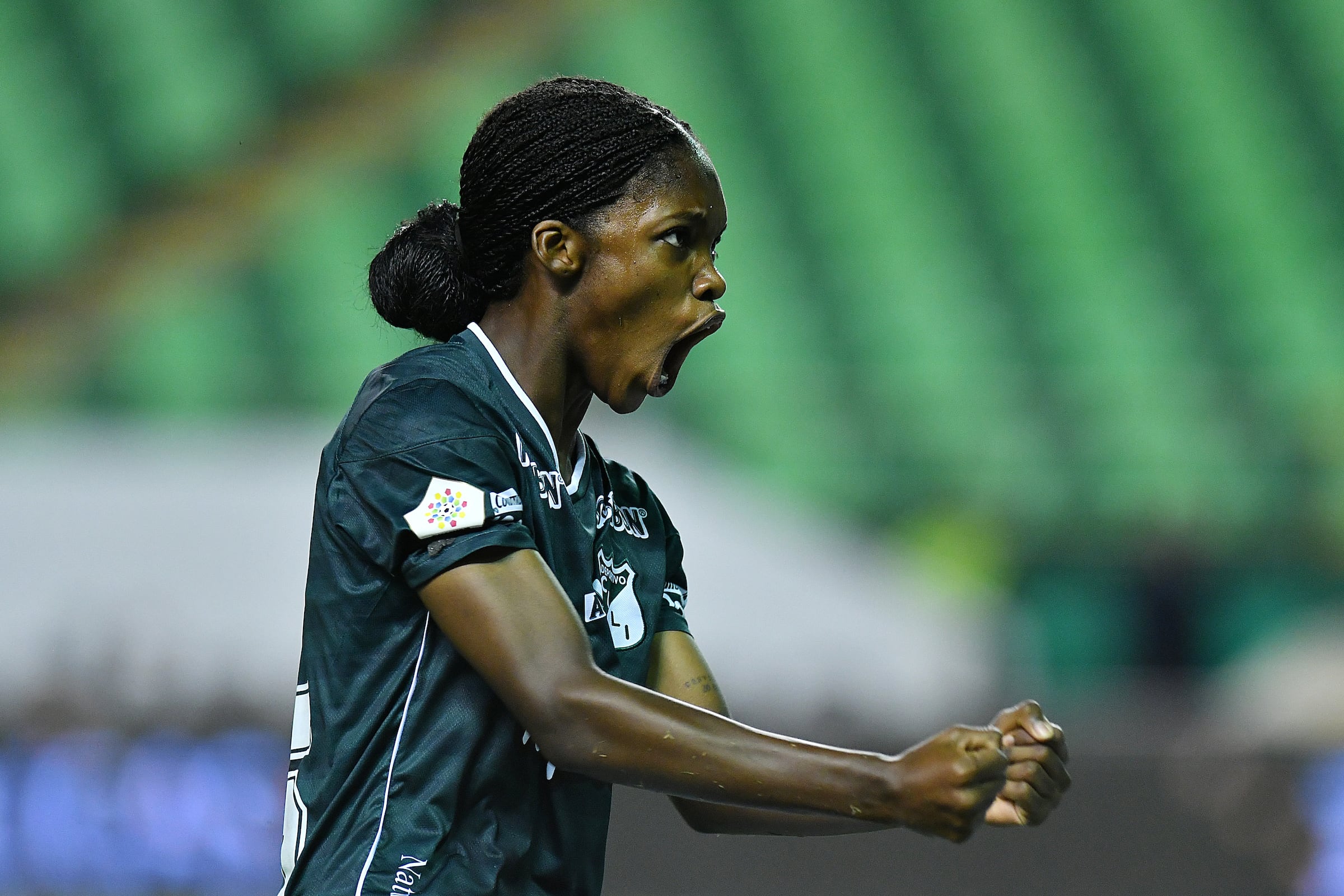 Linda Caicedo, en su época como jugadora del Deportivo Cali. (Cortesía Dimayor)
