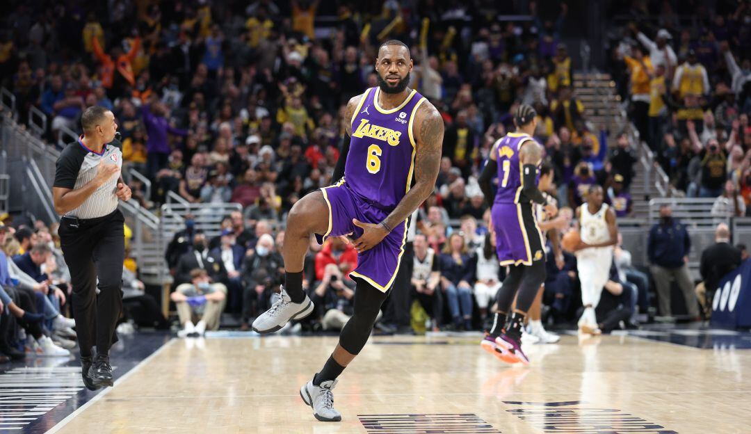 LeBron James y su celebración