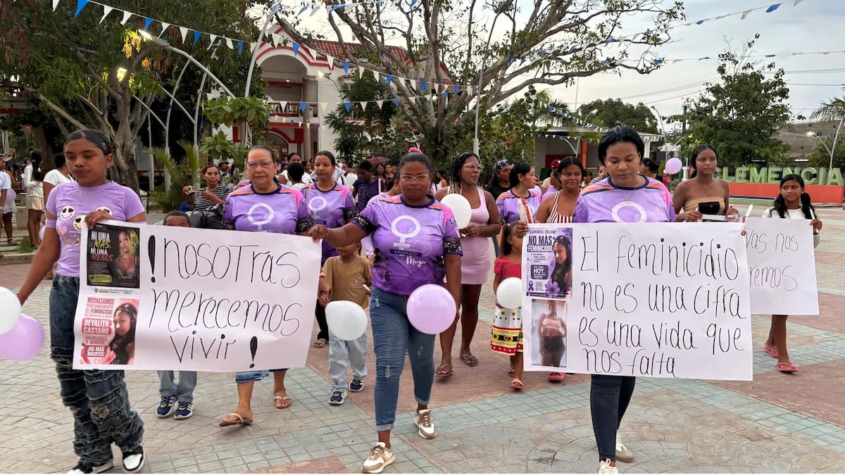 Marcha pacífica rechazó asesinato de una mujer en Clemencia- Bolívar