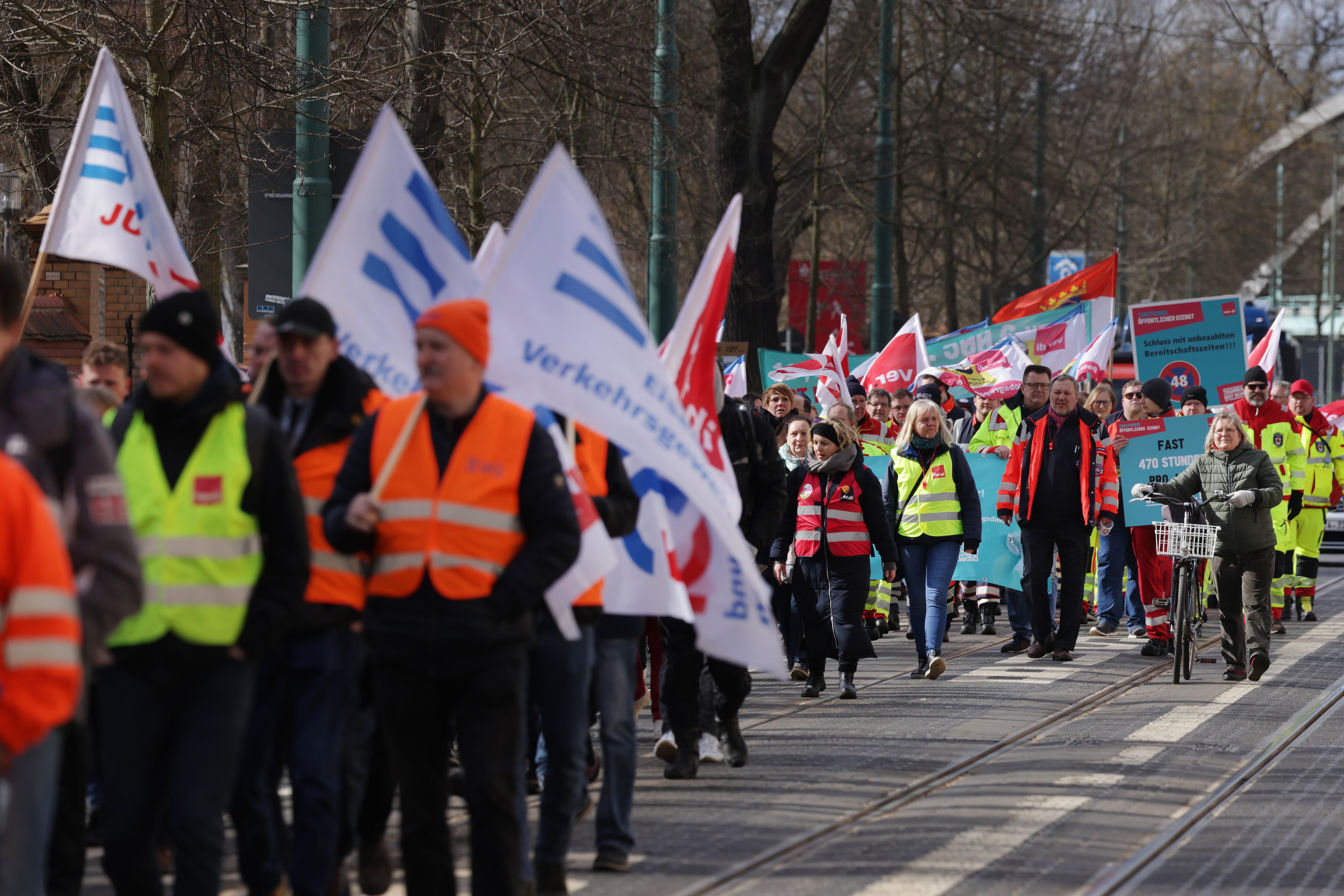 Movilizaciones del gremio transportador en Alemania. 
(Foto: Sean Gallup/Getty Images)