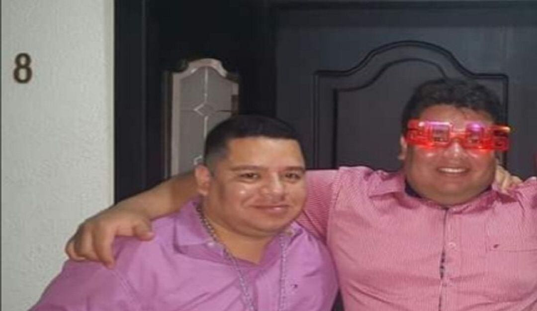 Los hermanos Edwin y Gulfrand de la Hoz Cortés.