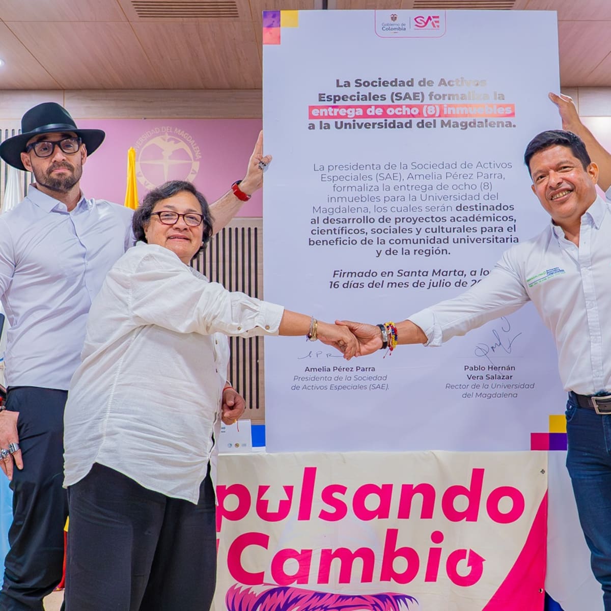 UNIMAGDALENA recibe ocho predios por la SAE para fortalecer la educación superior