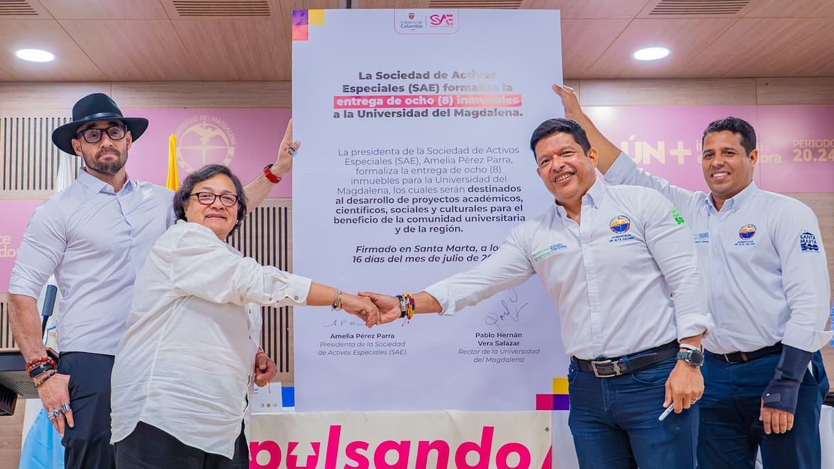 UNIMAGDALENA recibe ocho predios por la SAE para fortalecer la educación superior