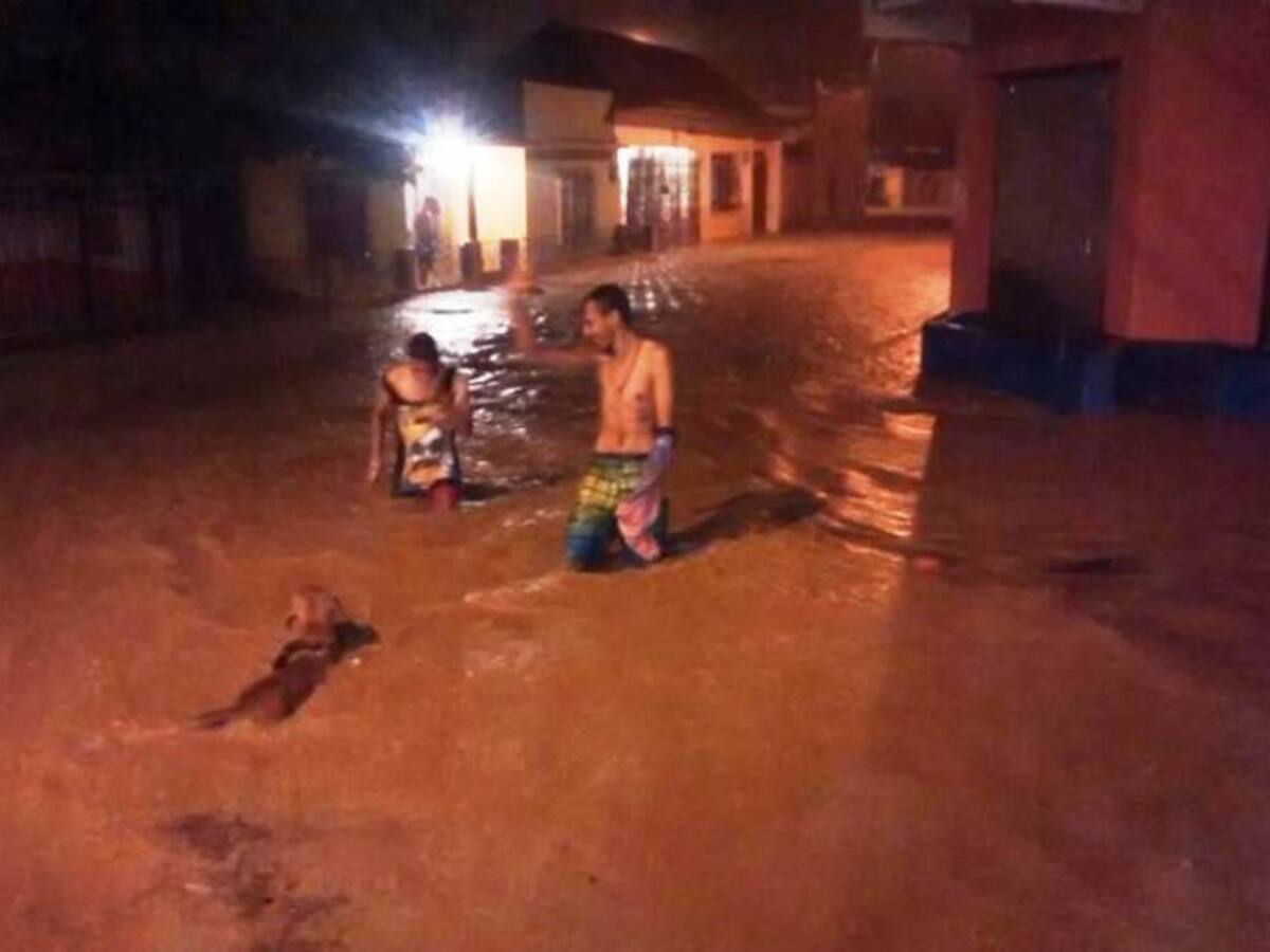 Emergencias en el Carmen de Bolívar por fuerte aguacero