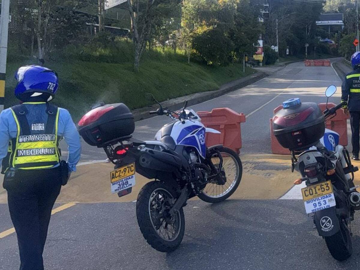 Cambios viales en El Poblado buscan aliviar congestión por cierre en Los Balsos