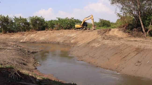 Obras en canales de los municipios del departamento de Bolívar