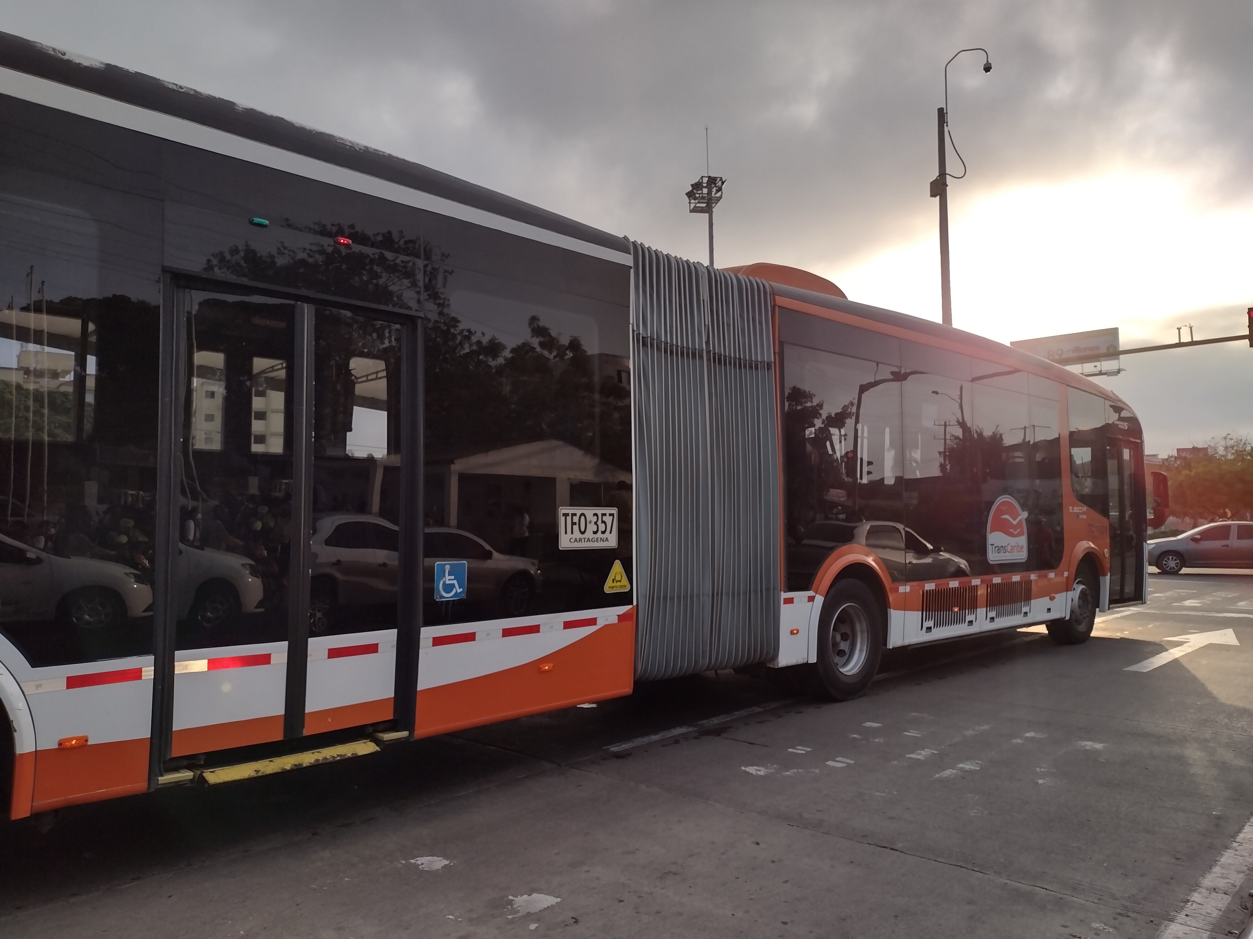Transcaribe- Accidente en Cartagena