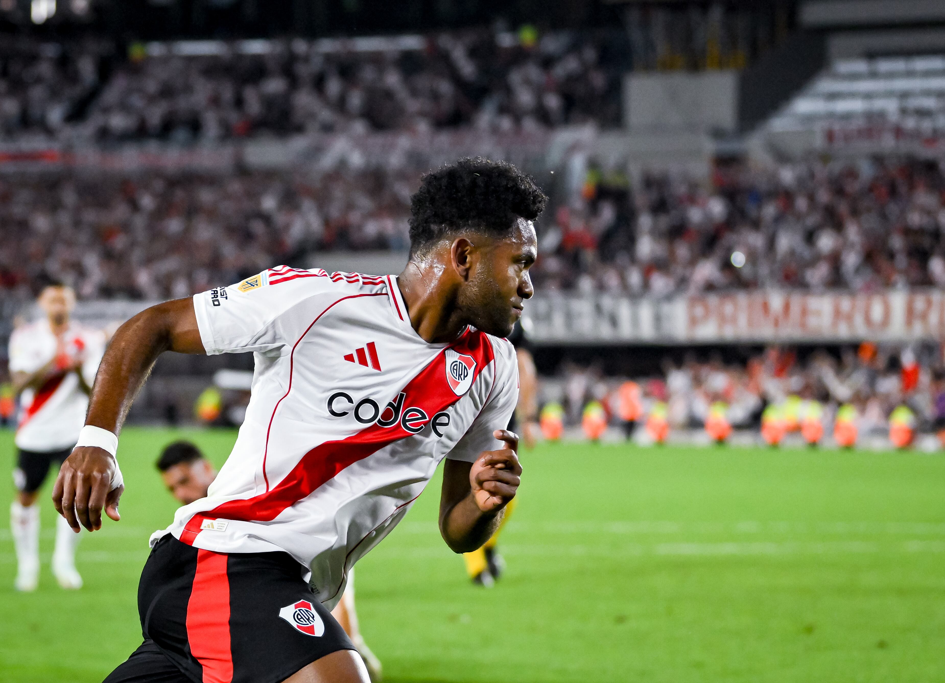 Miguel Borja of River Plate  (Photo by Marcelo Endelli/Getty Images)