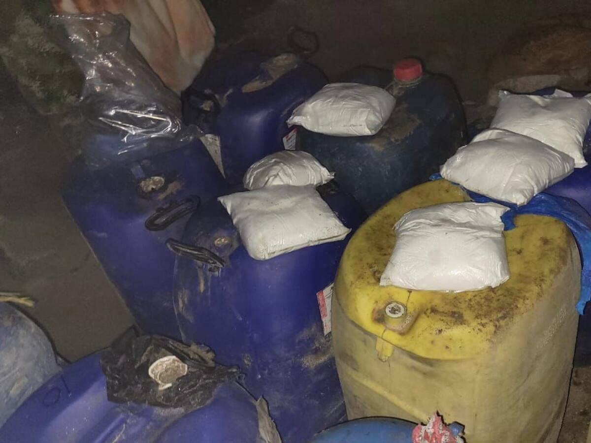 En Bonda, zona turística de Santa Marta, desmantelan laboratorio de cocaína