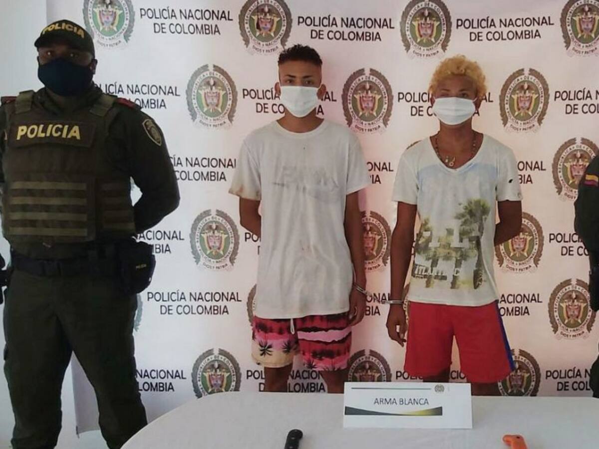 En Bolívar, capturados dos jovenes por violar medidas y atacar a policías