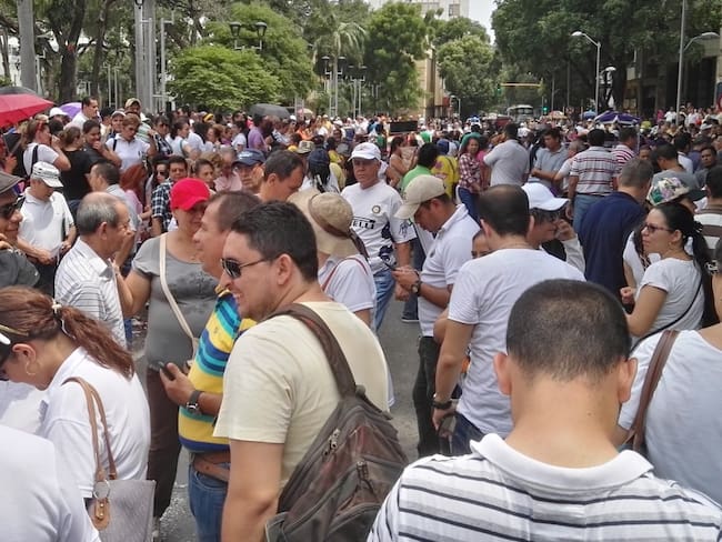 Protestas en el centro de Cúcuta