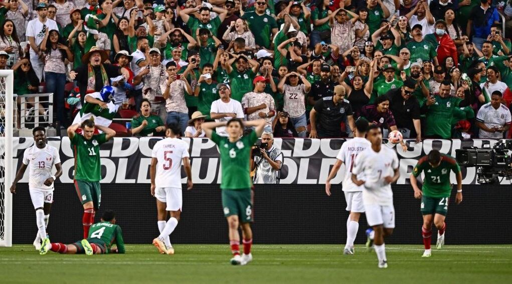 México perdió ante Catar en la última fecha de la fase de grupos de la Copa Oro (Photo by Patrick T. Fallon / AFP) (Photo by PATRICK T. FALLON/AFP via Getty Images)