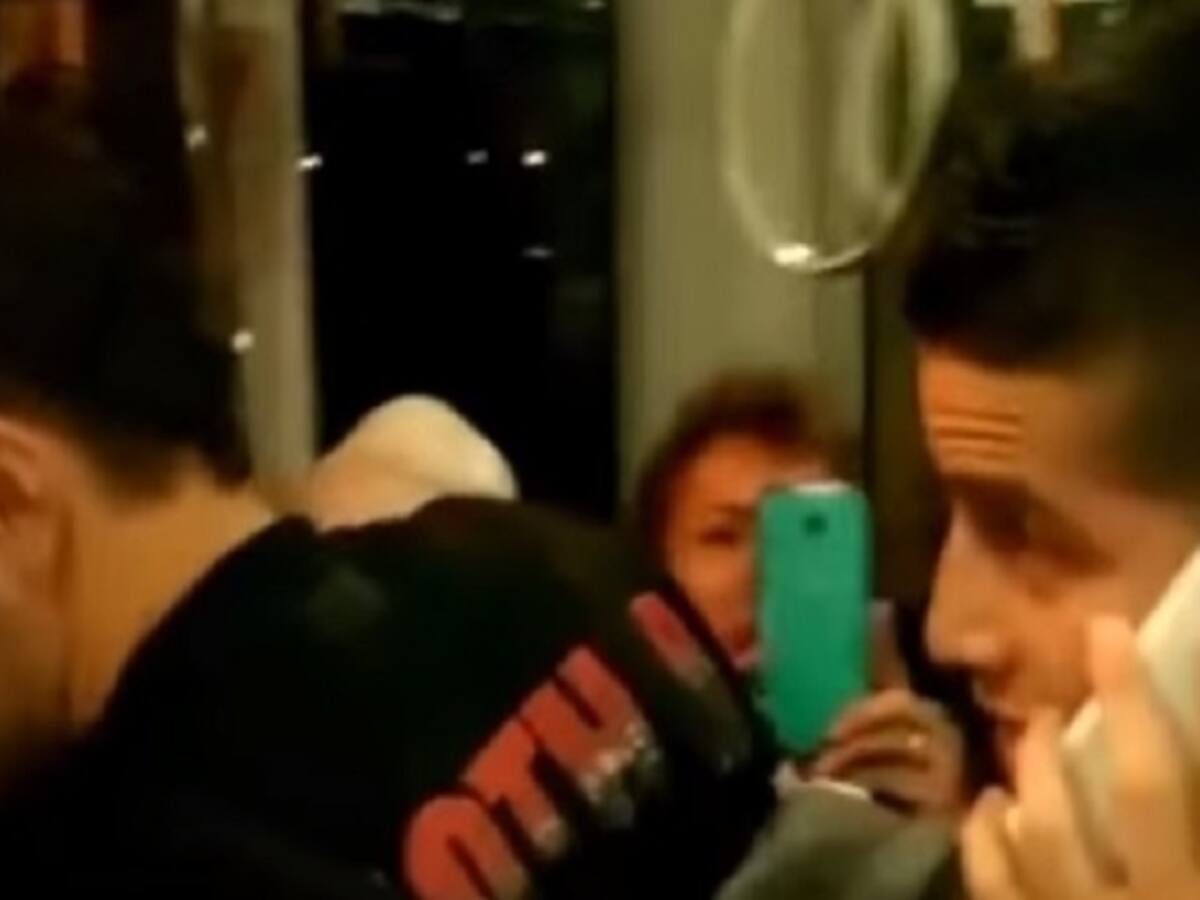 La travesía de James a su llegada al aeropuerto de Chile