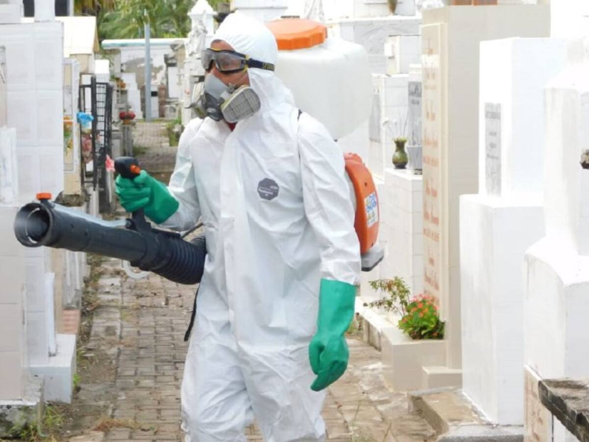 Iniciaron plan de saneamiento en cementerios distritales de Cartagena