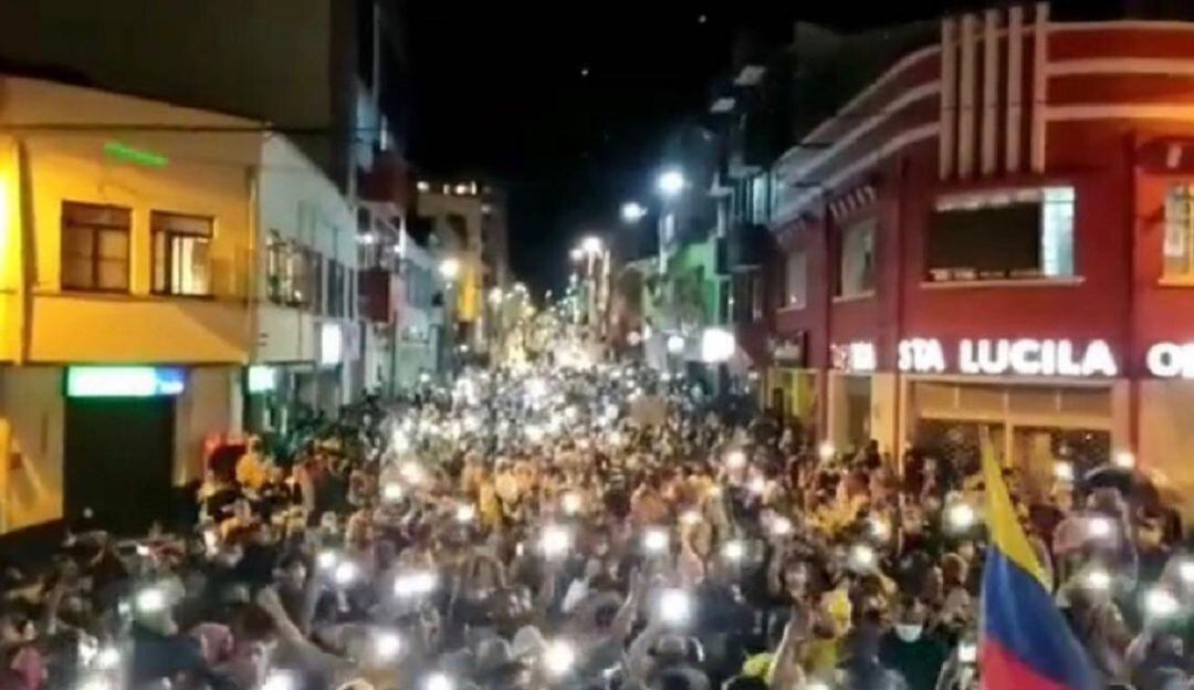 Movilizaciones en Manizales