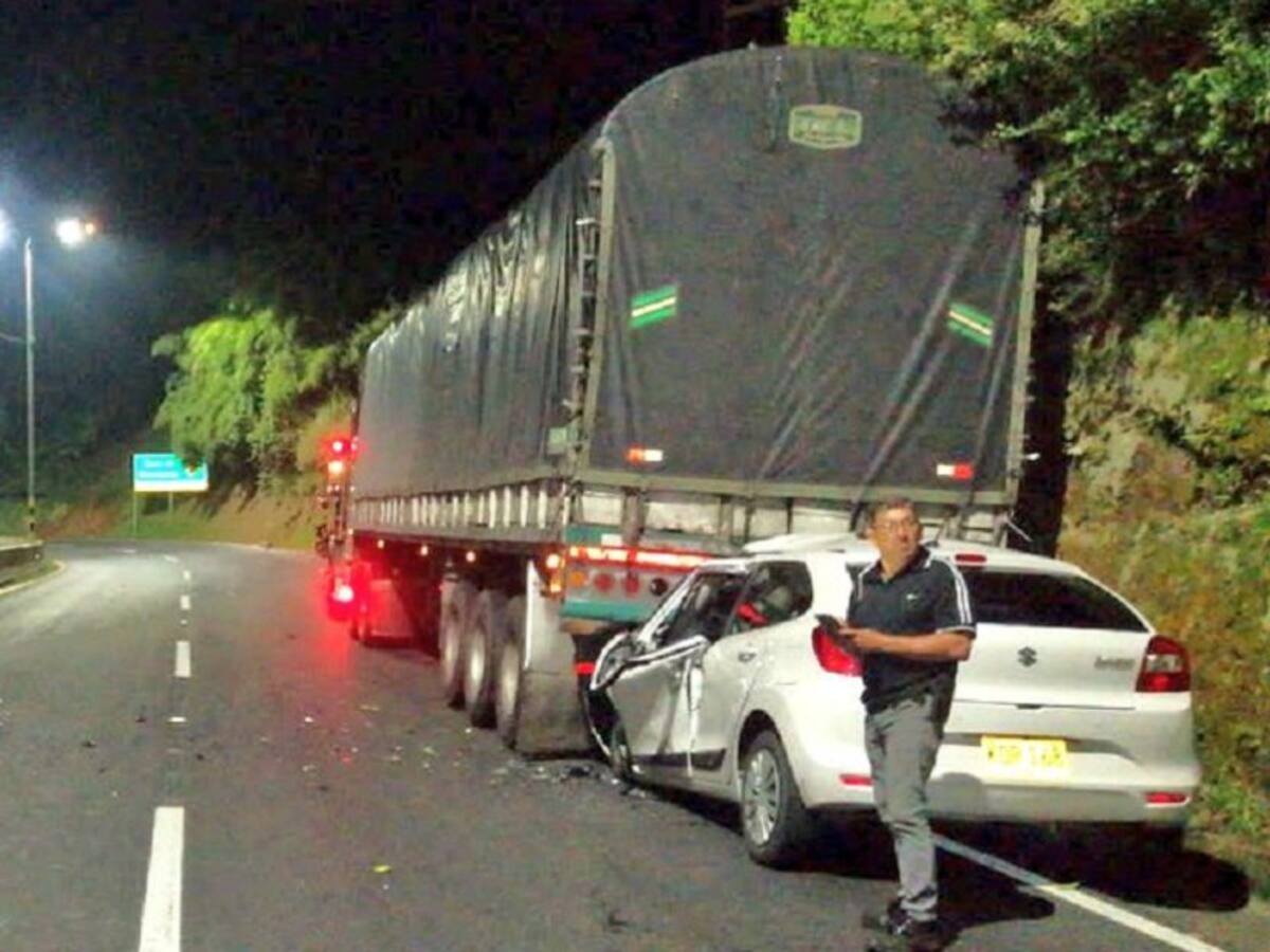 Una persona fallecida por accidente en la vereda San Peregrino
