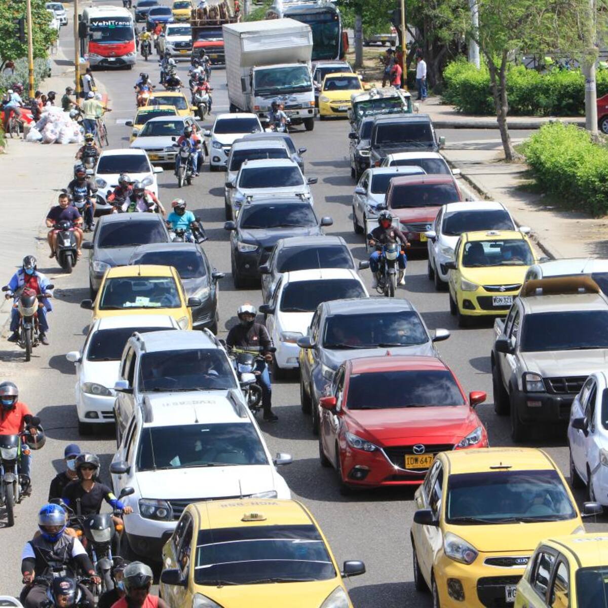 Cambia rotación de pico y placa para motos y particulares en Cartagena