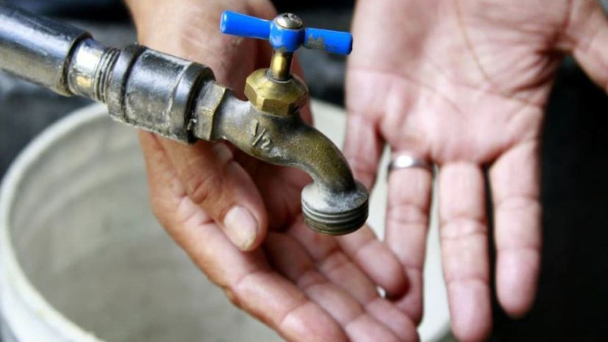 Corte de agua en barrios de Bucaramanga